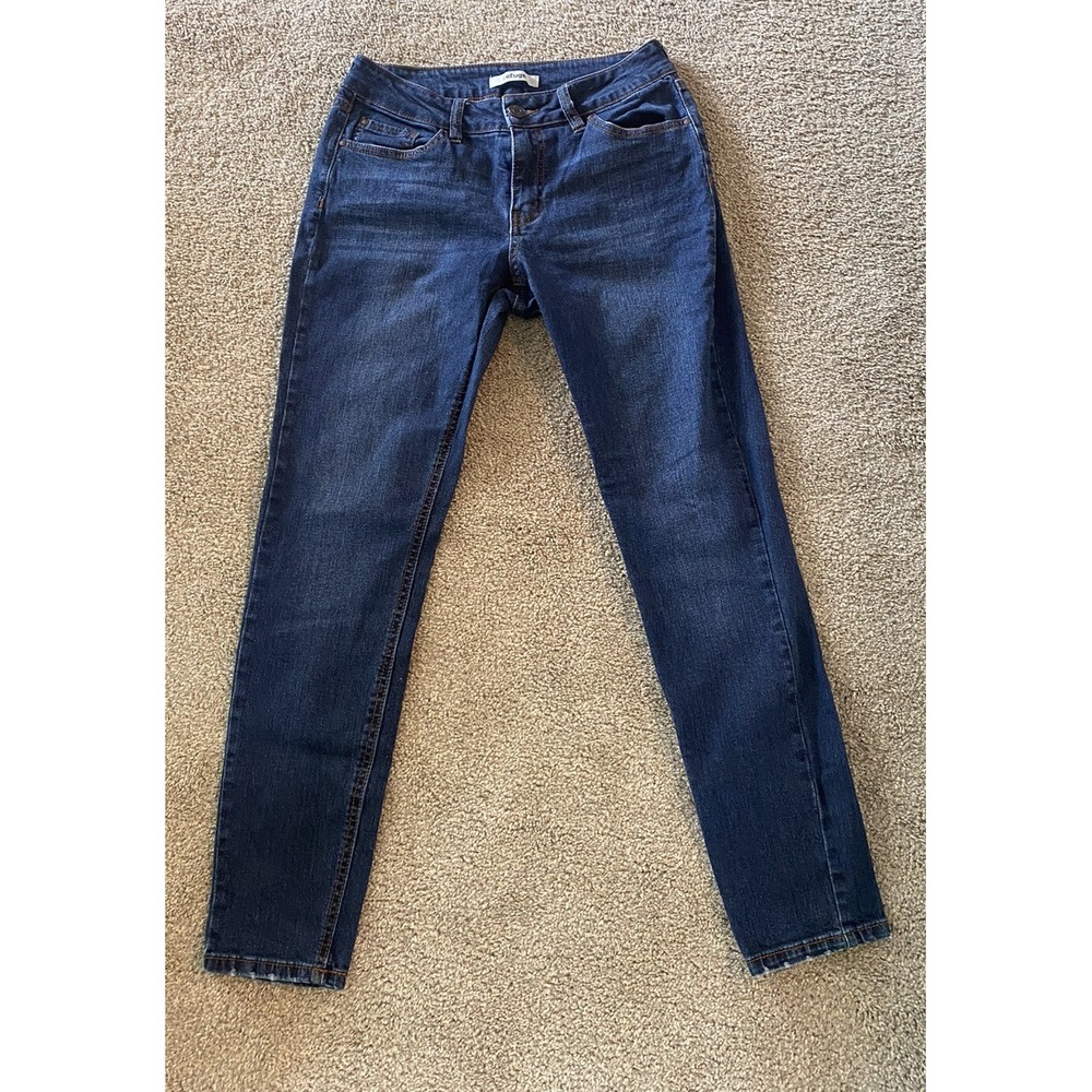 Refuge Mid‎ Rise Skinny Leg Jeans Women's 4 Blue Cotton Blend Medium Wash